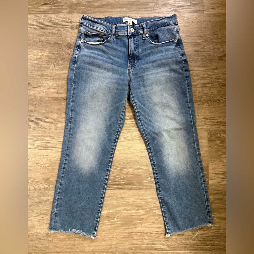 Lucky Brand Light Blue Sweet Crop Denim Jeans
